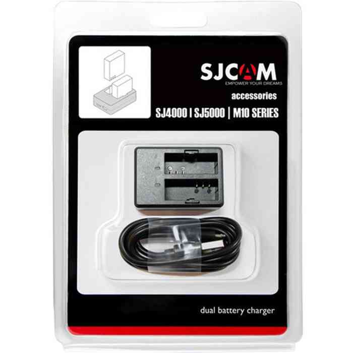 SJCAM Dual-Slot Battery Charger for SJ4000/SJ50000/M10 Series